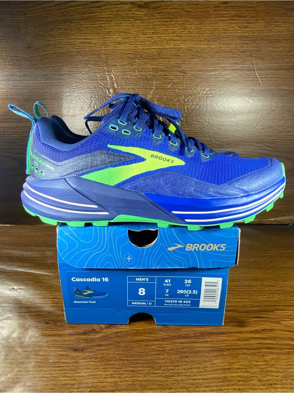 Brooks Cascadia 16 Mens shoe size 8